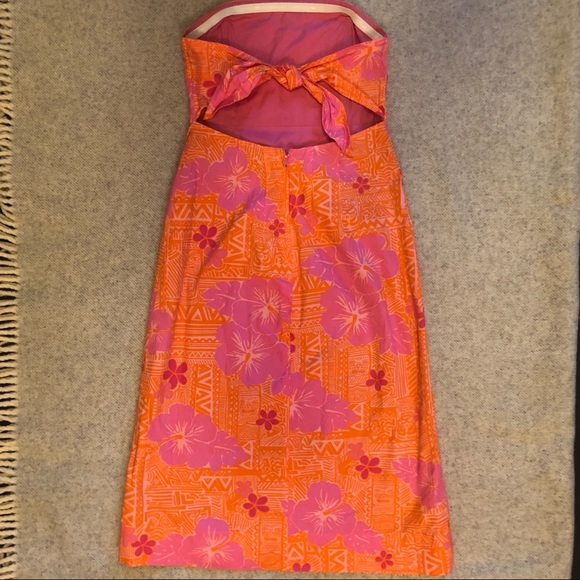 Lilly Pulitzer Sneaky Tiki Strapless Dress - Picture 2 of 9